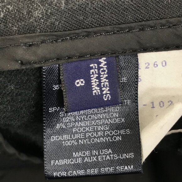 Eddie Bauer Ebtek Stretch Stirrup Ski Pants Women's Size 8 Black Shoeller Winter - Picture 11 of 15